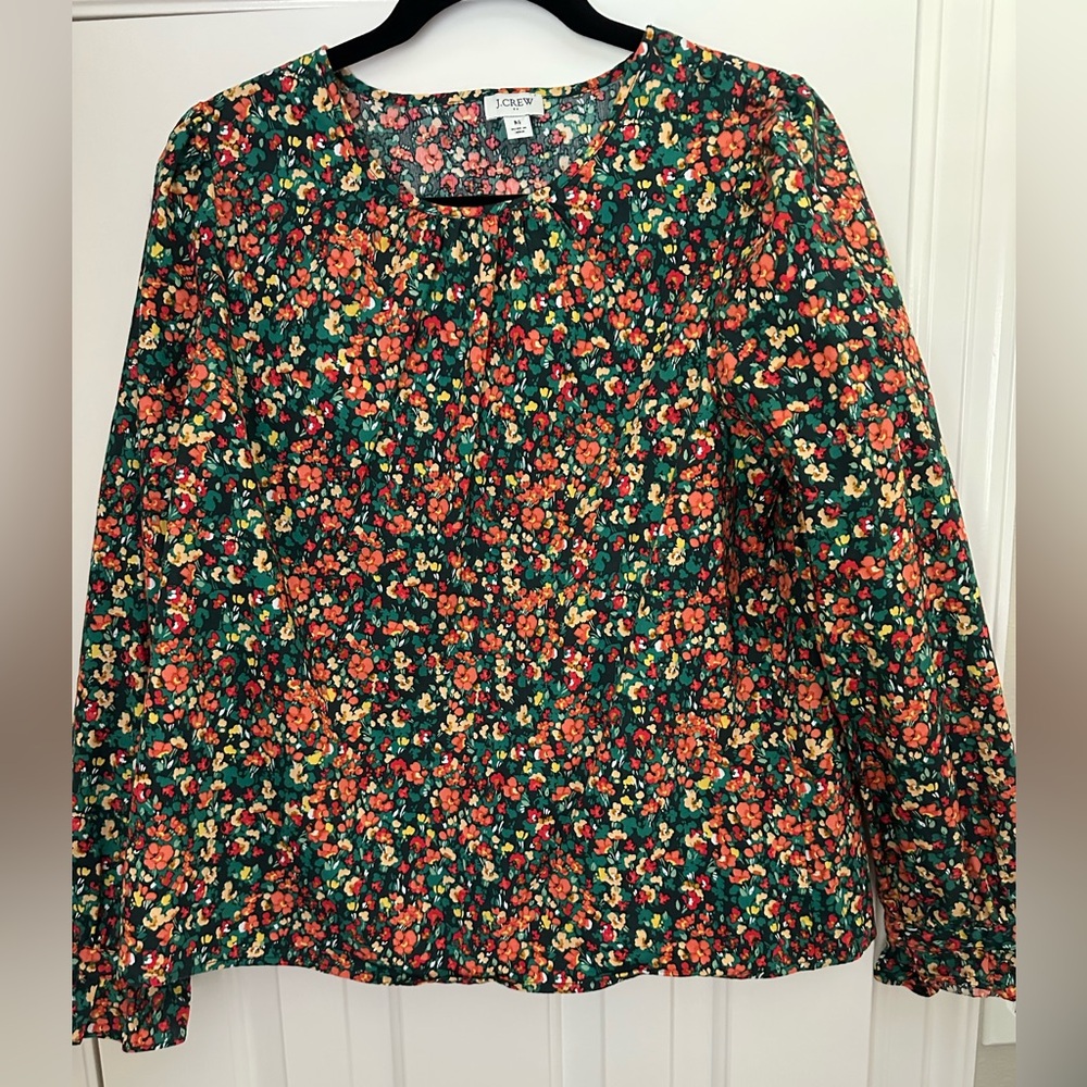 J. Crew, Great Print, Long Sleeve Blouse
Sz M
Excellent Condition